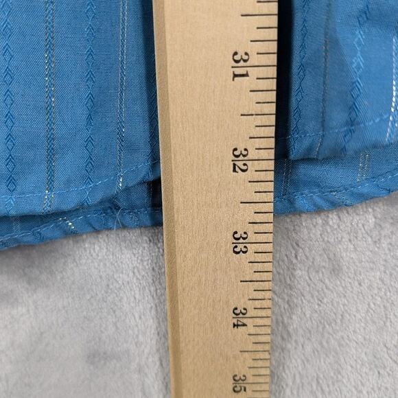 Crazy Cowboy Shirt Mens XL Western Pearl Snap Metallic Striped Rodeo Extra Large - Picture 3 of 6